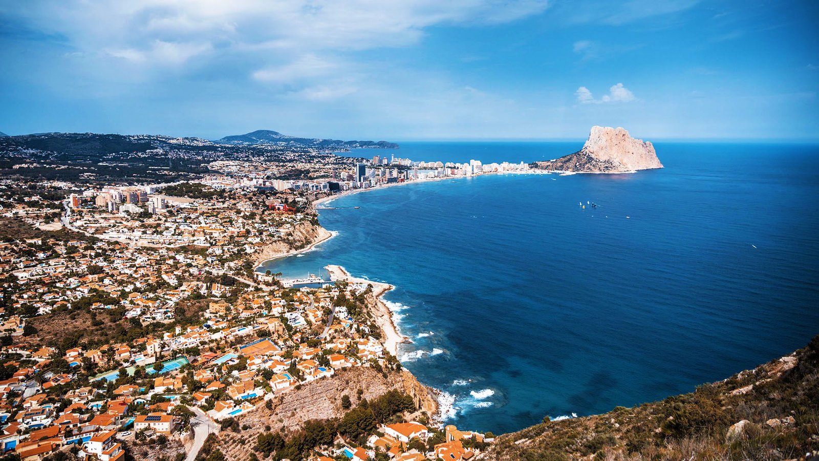 Stunning coastal view in Calpe showcasing hidden property gems